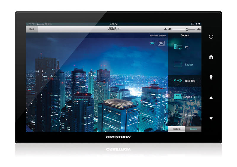 CRESTRONタッチパネル（据え置き型）